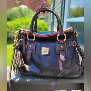 Dooney and Bourke Stanwich Florentine Satchell in Dark brown